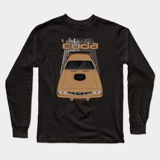 Plymouth Barracuda 1971 - Light brown Long Sleeve T-Shirt